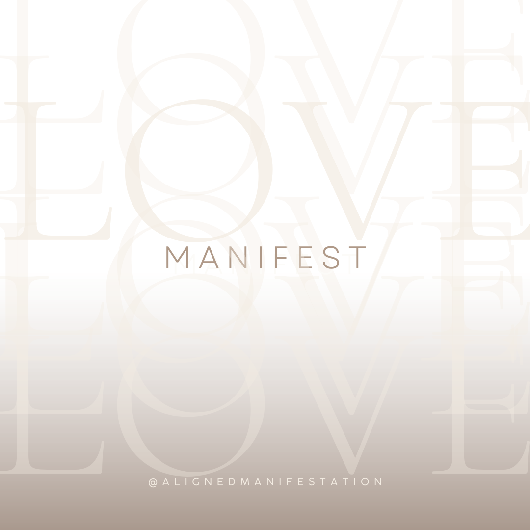 MANIFEST LOVE - PACKAGE 2 with 1:1 unlimited Voxer Coaching